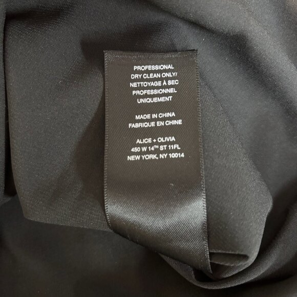 Alice Olivia Womens Silk Floral Top Size *M Lace Sleeveless Fairy Whimsigoth - Picture 7 of 10